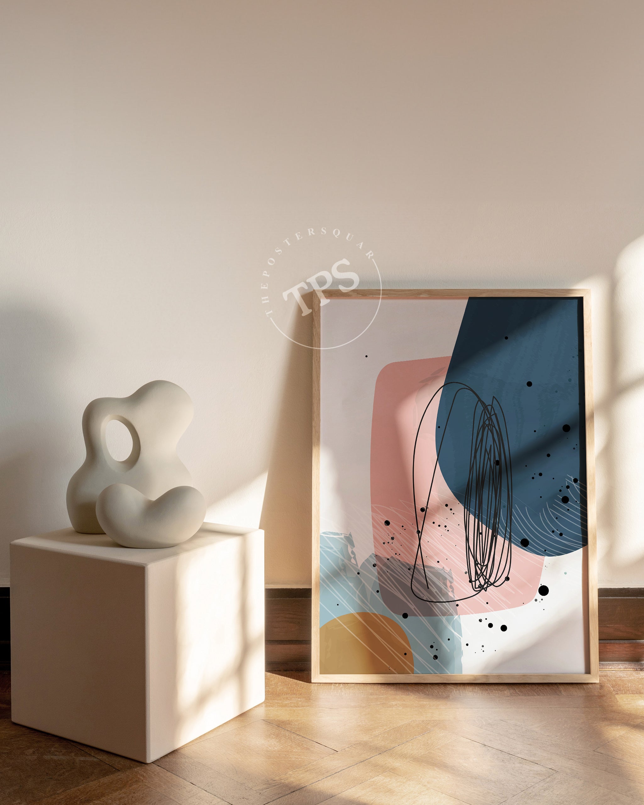 Minimalistic Abstract N2 The Poster Square