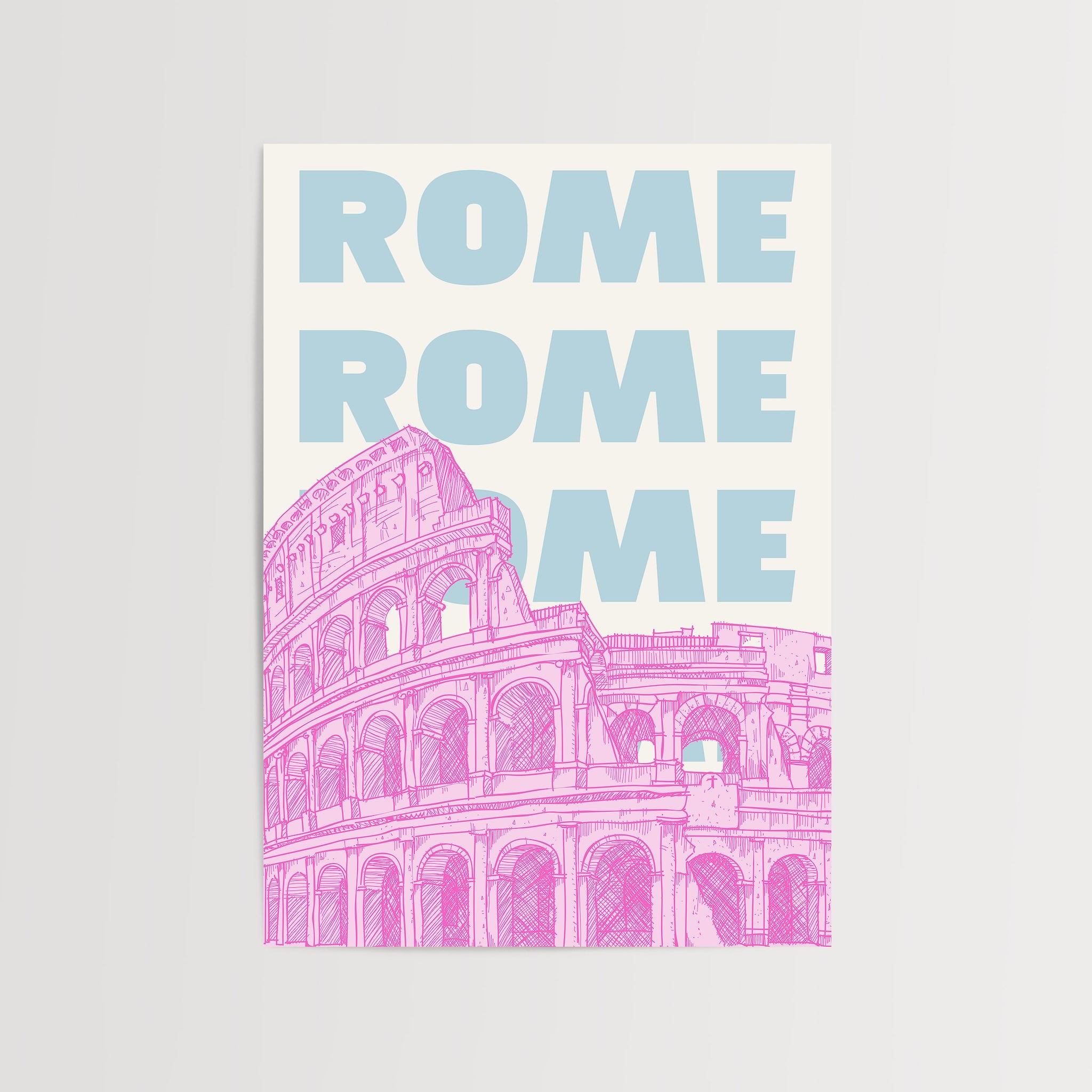 Rome Colosseum-psoter-wall_art-decor-The Poster Square
