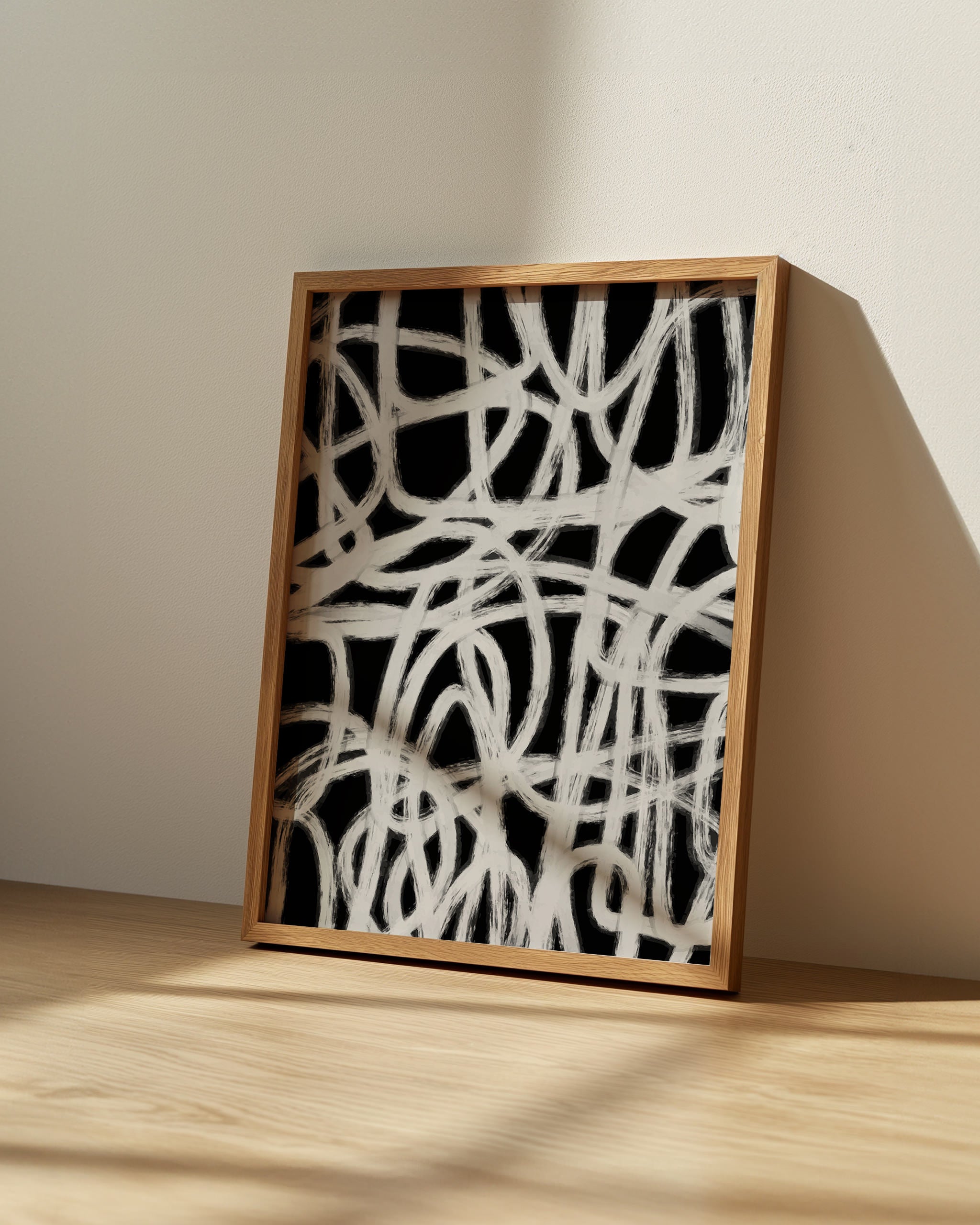 Scribble Chaos No.1-psoter-wall_art-decor-The Poster Square
