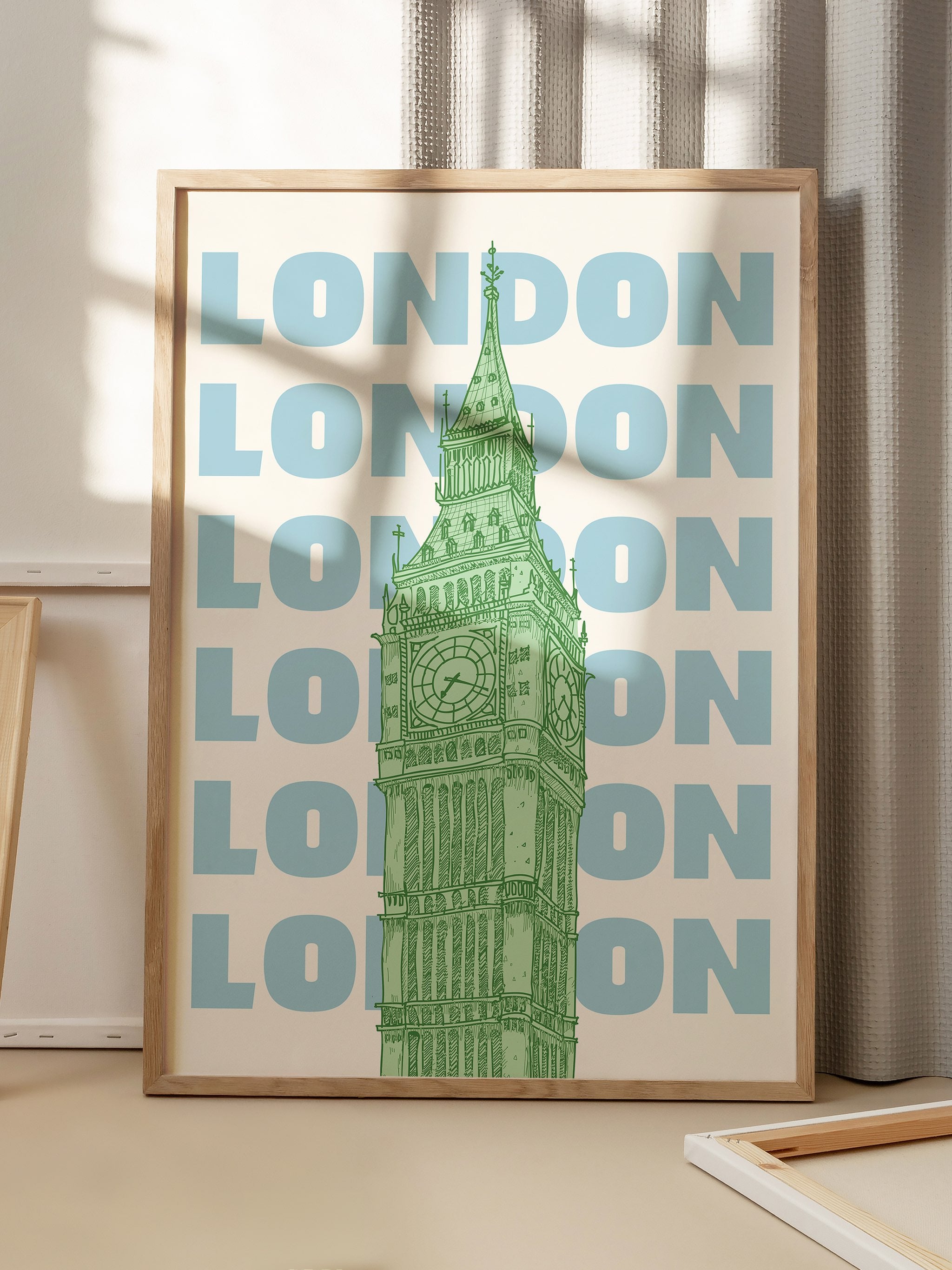 London architecture print for home decoration