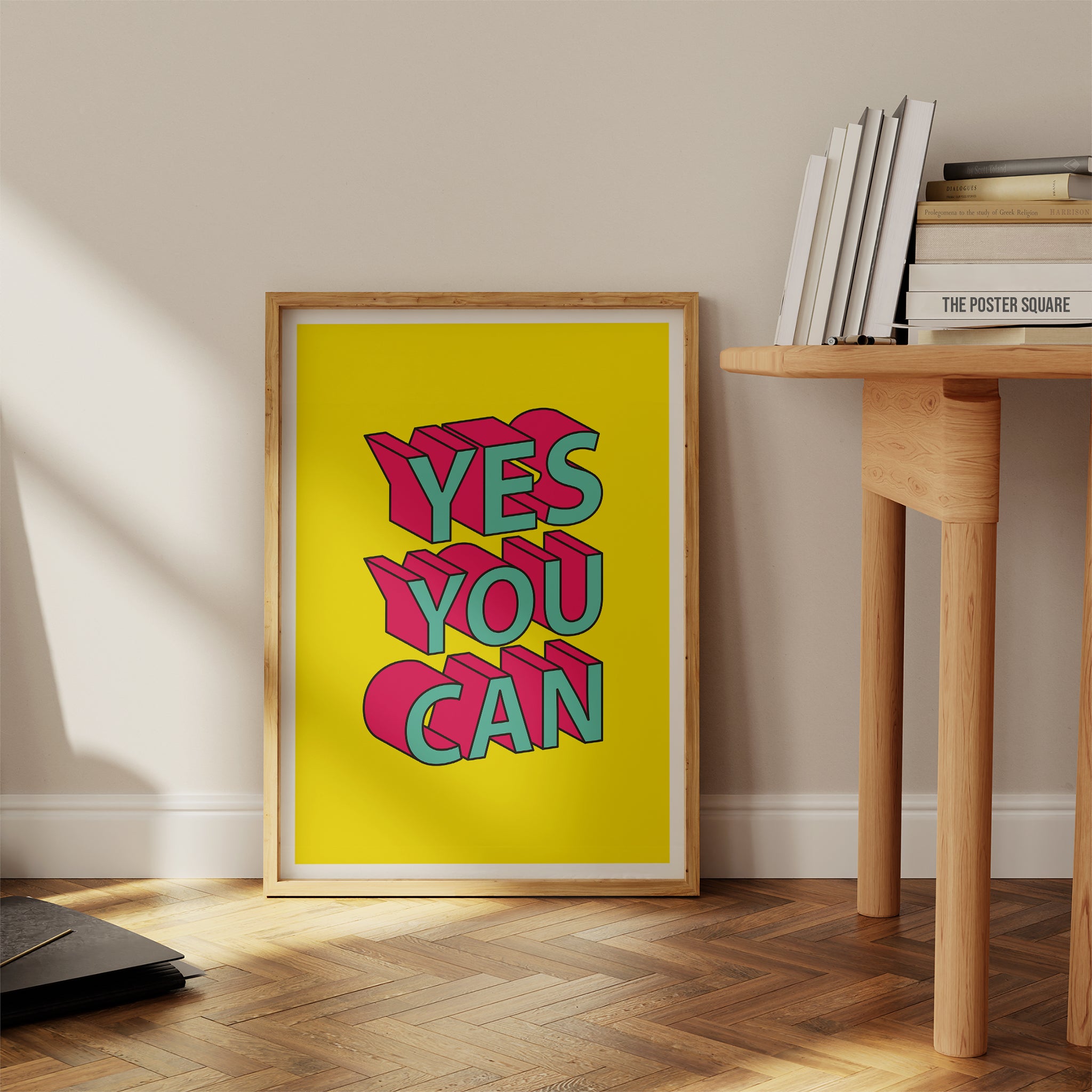 Yes You Can-psoter-wall_art-decor-The Poster Square