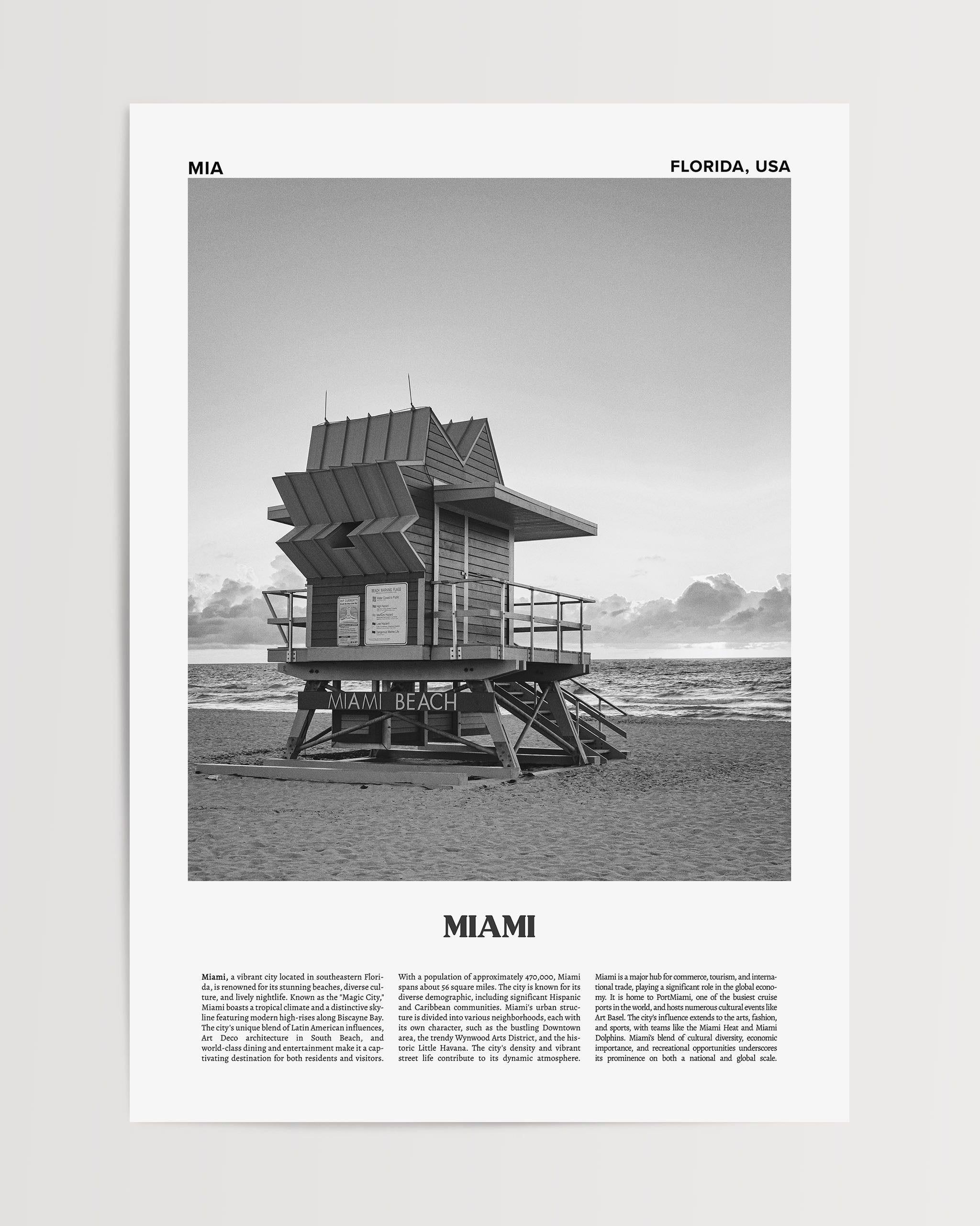 Miami No.1-psoter-wall_art-decor-The Poster Square