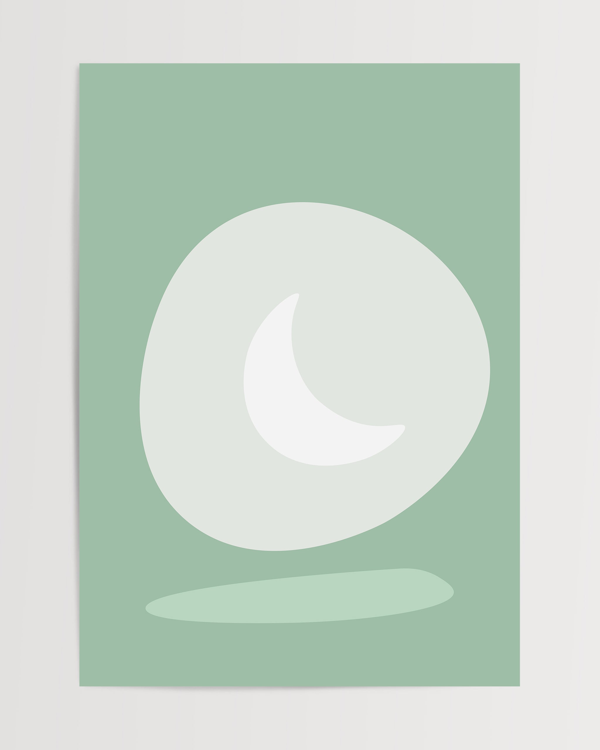 Green Minimalist Series No.3-psoter-wall_art-decor-The Poster Square