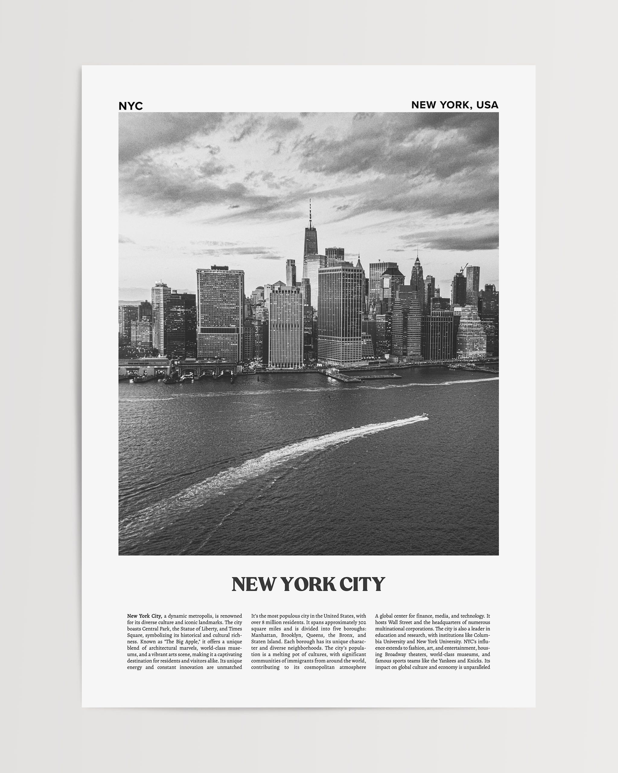 New York City No.4-psoter-wall_art-decor-The Poster Square