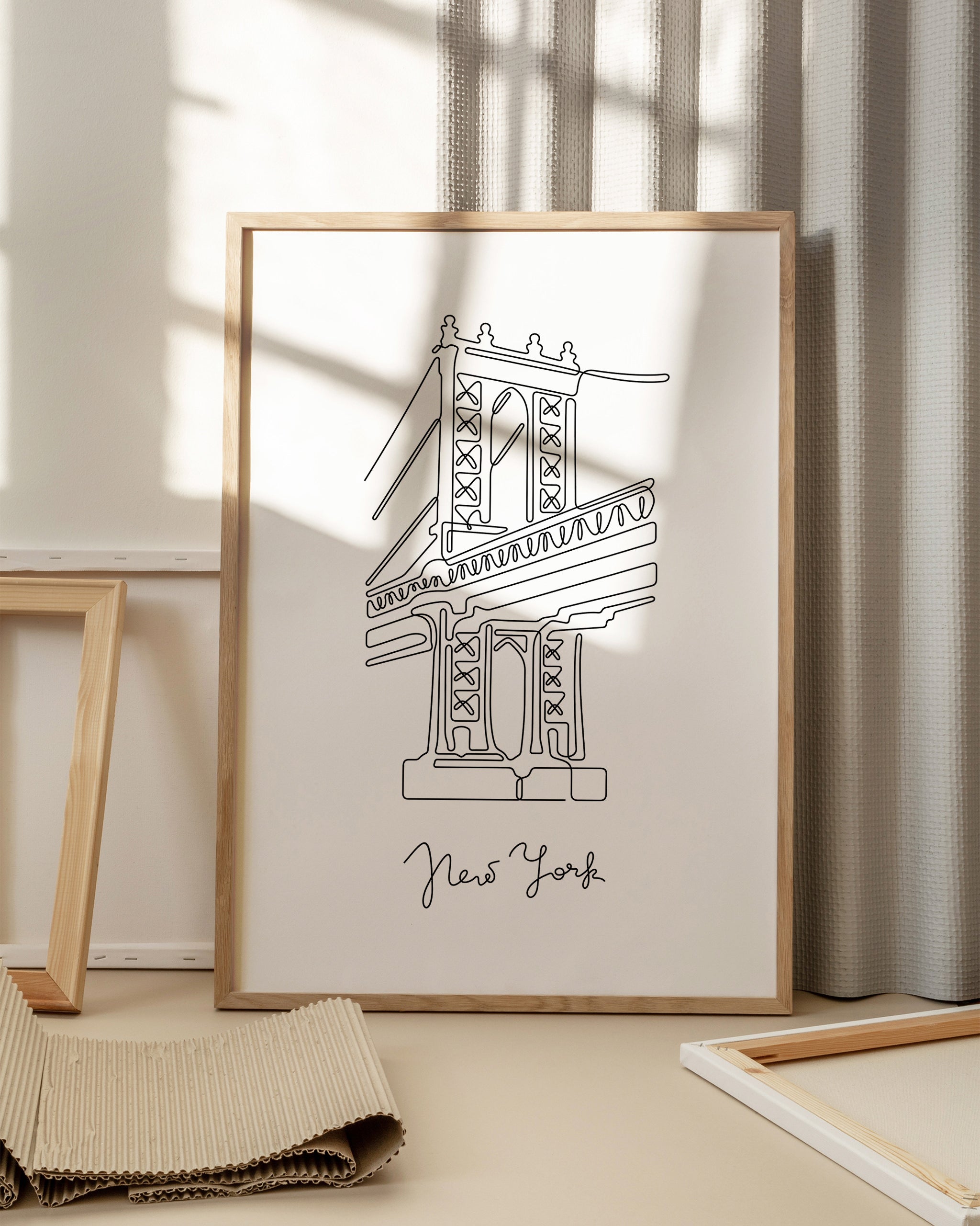 New York Stately Bridge-psoter-wall_art-decor-The Poster Square