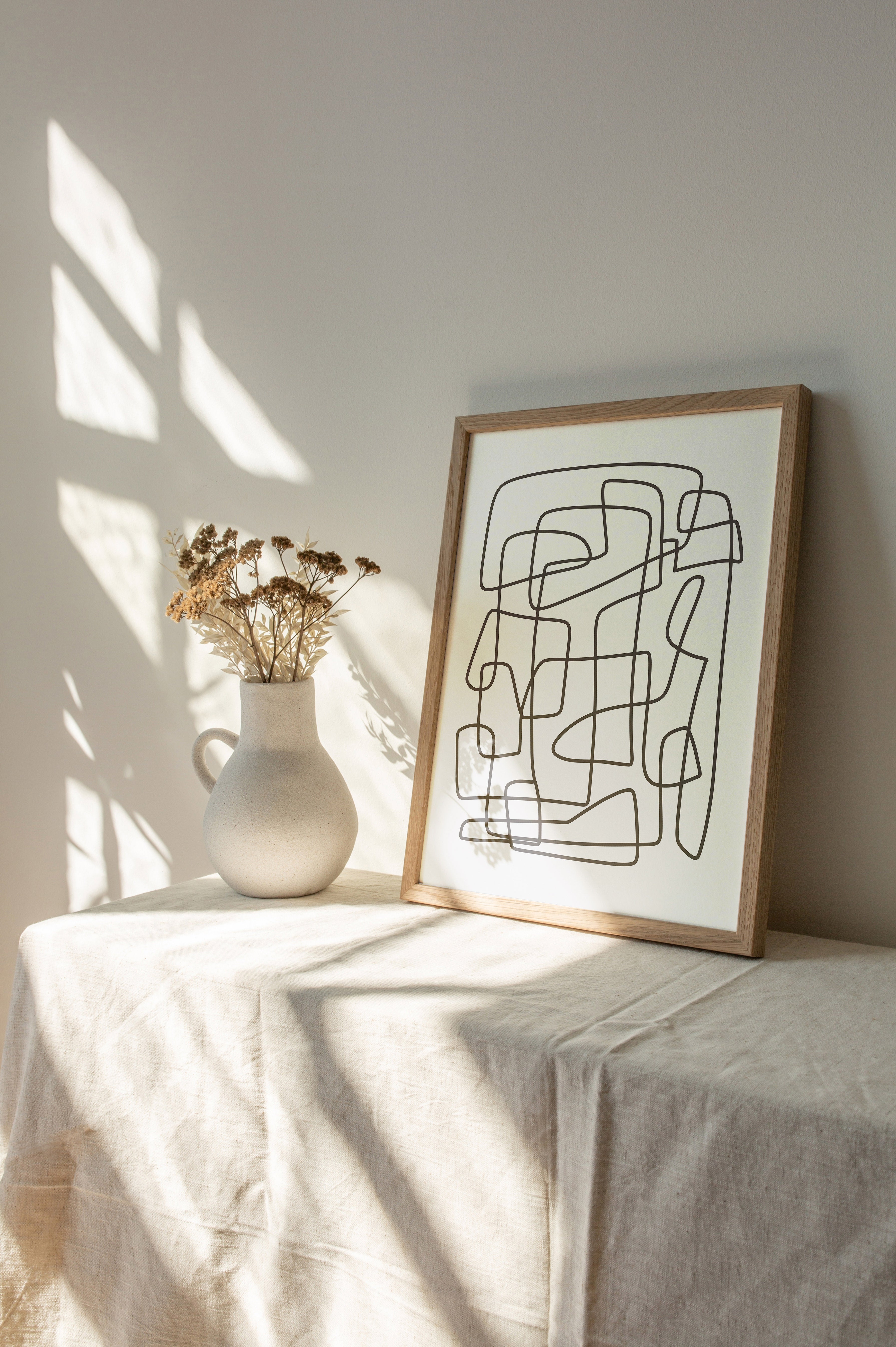 Line Art N3 The Poster Square