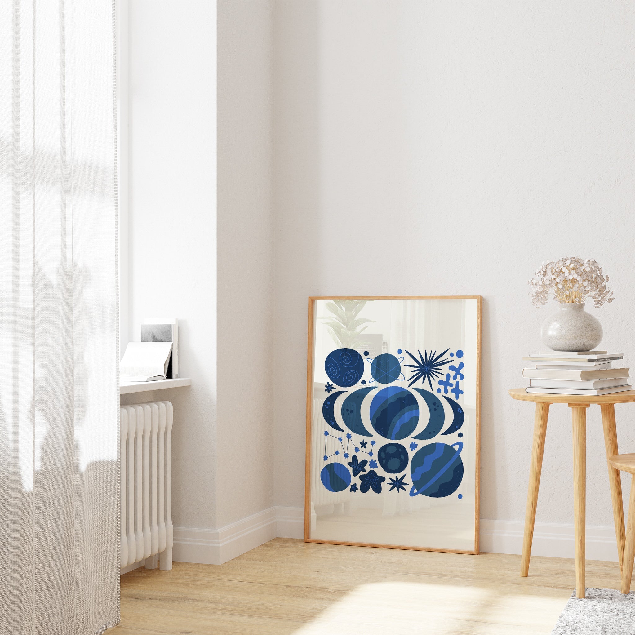 Space Illustration N8 The Poster Square