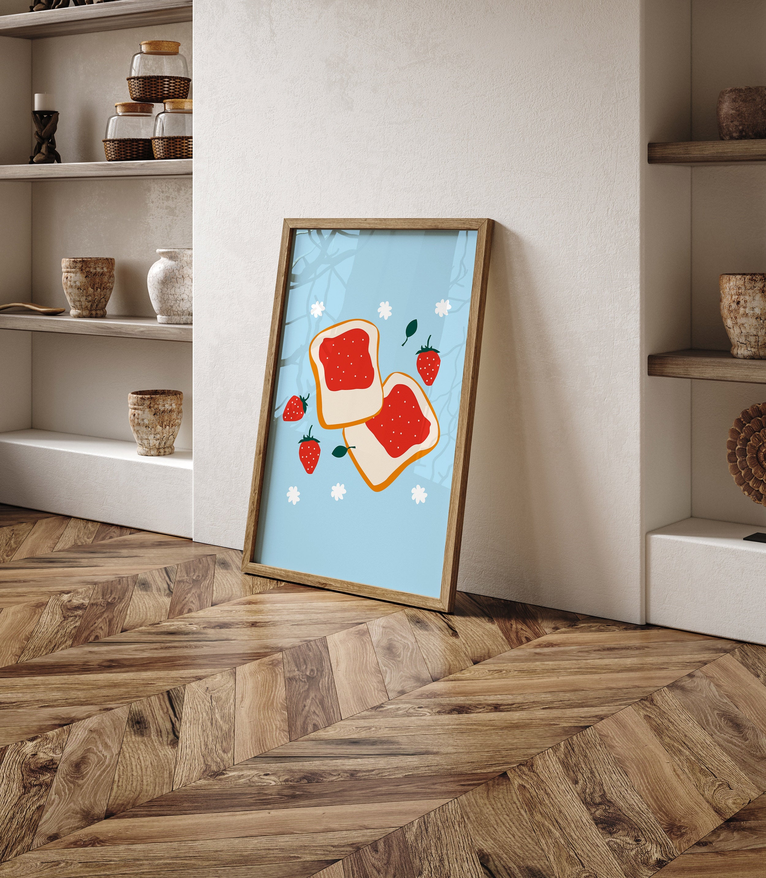 Strawberry Jam The Poster Square