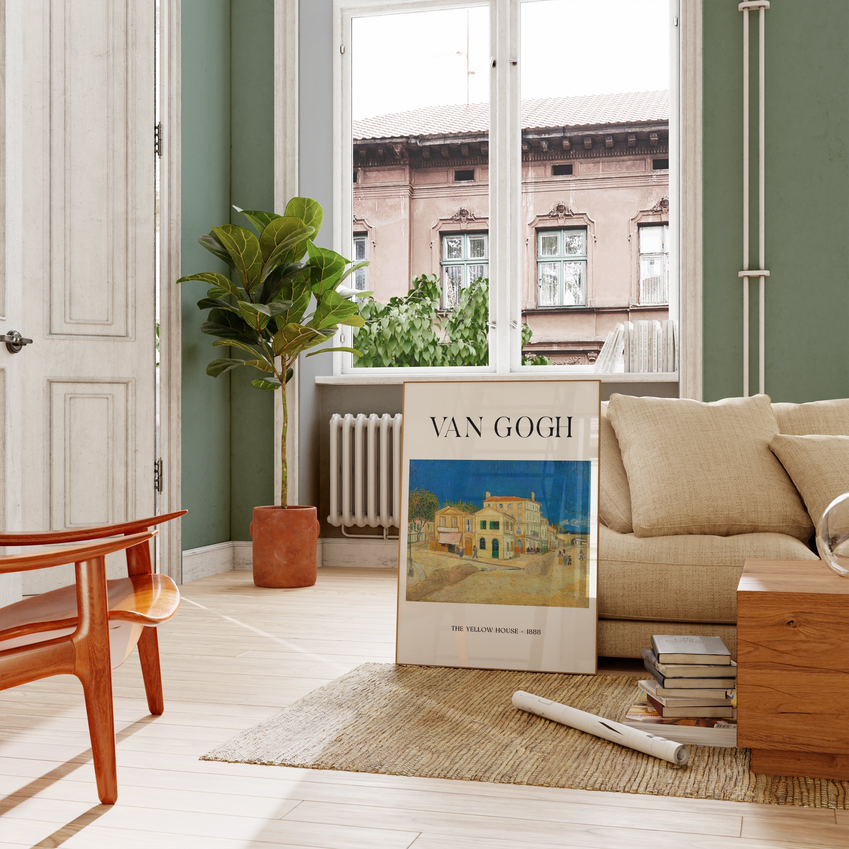 The yellow house (1888) The Poster Square