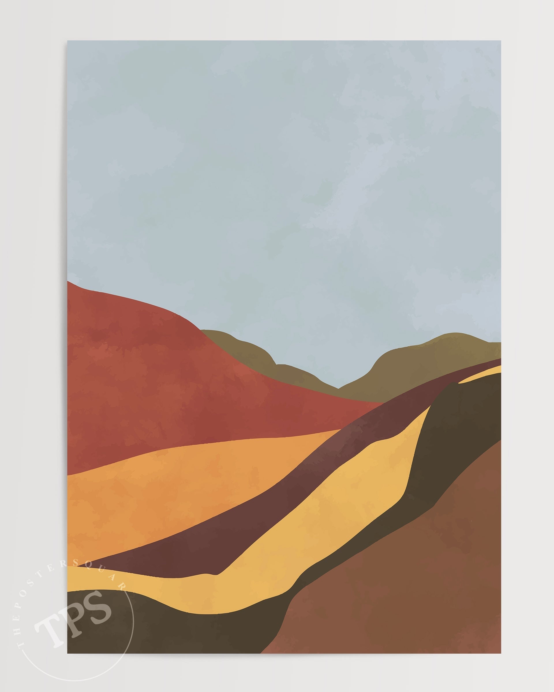 Abstract Landscape N13-psoter-wall_art-decor-The Poster Square