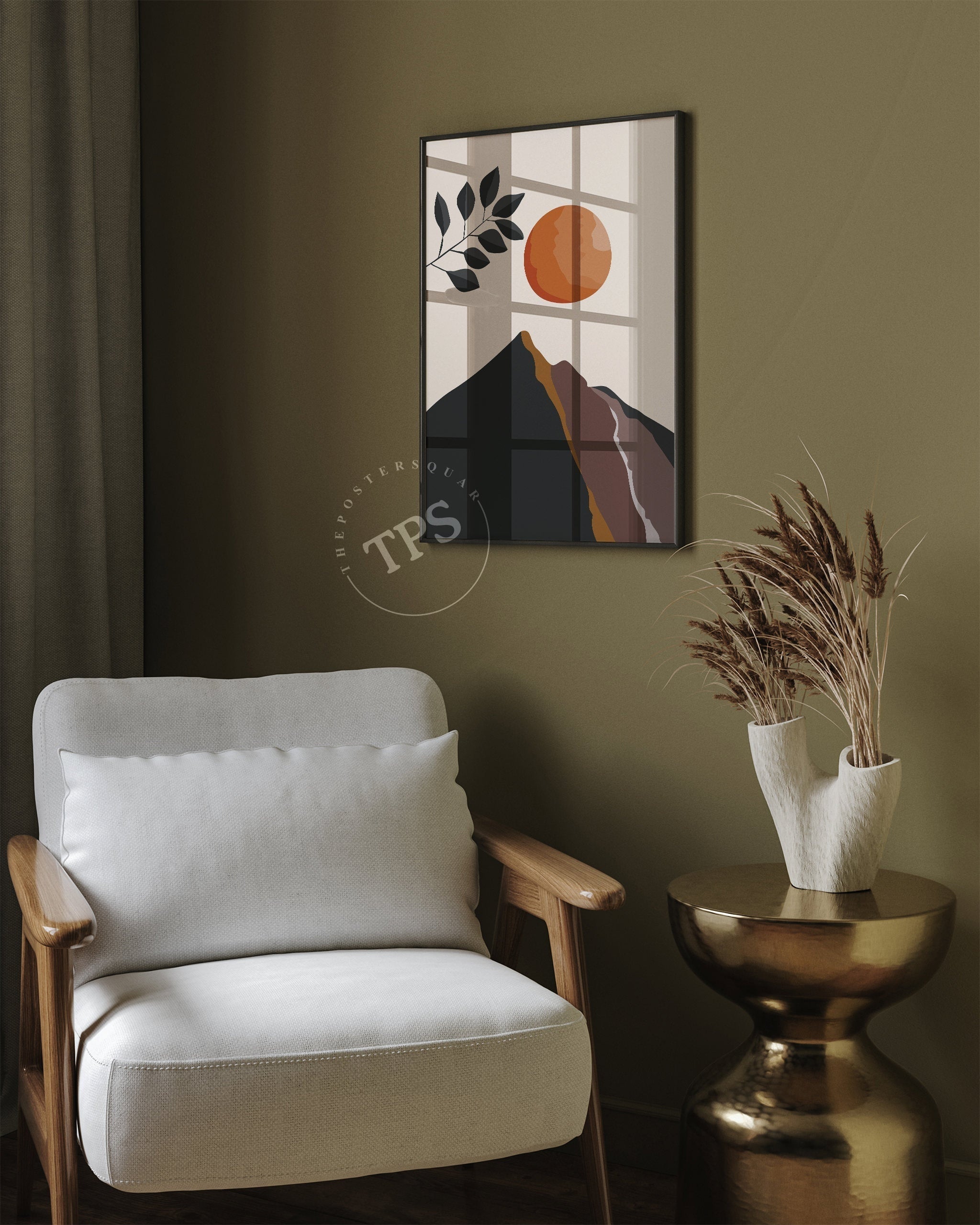 Abstract Landscape N14-psoter-wall_art-decor-The Poster Square