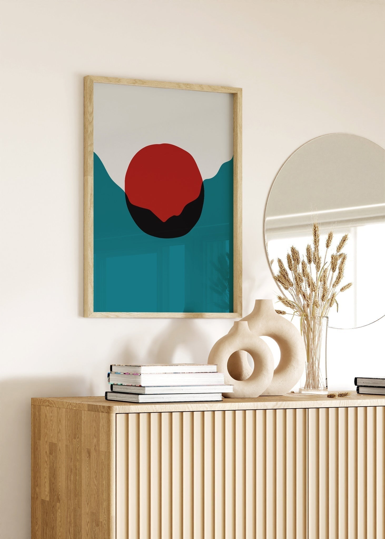 Abstract Mingle N19-psoter-wall_art-decor-The Poster Square