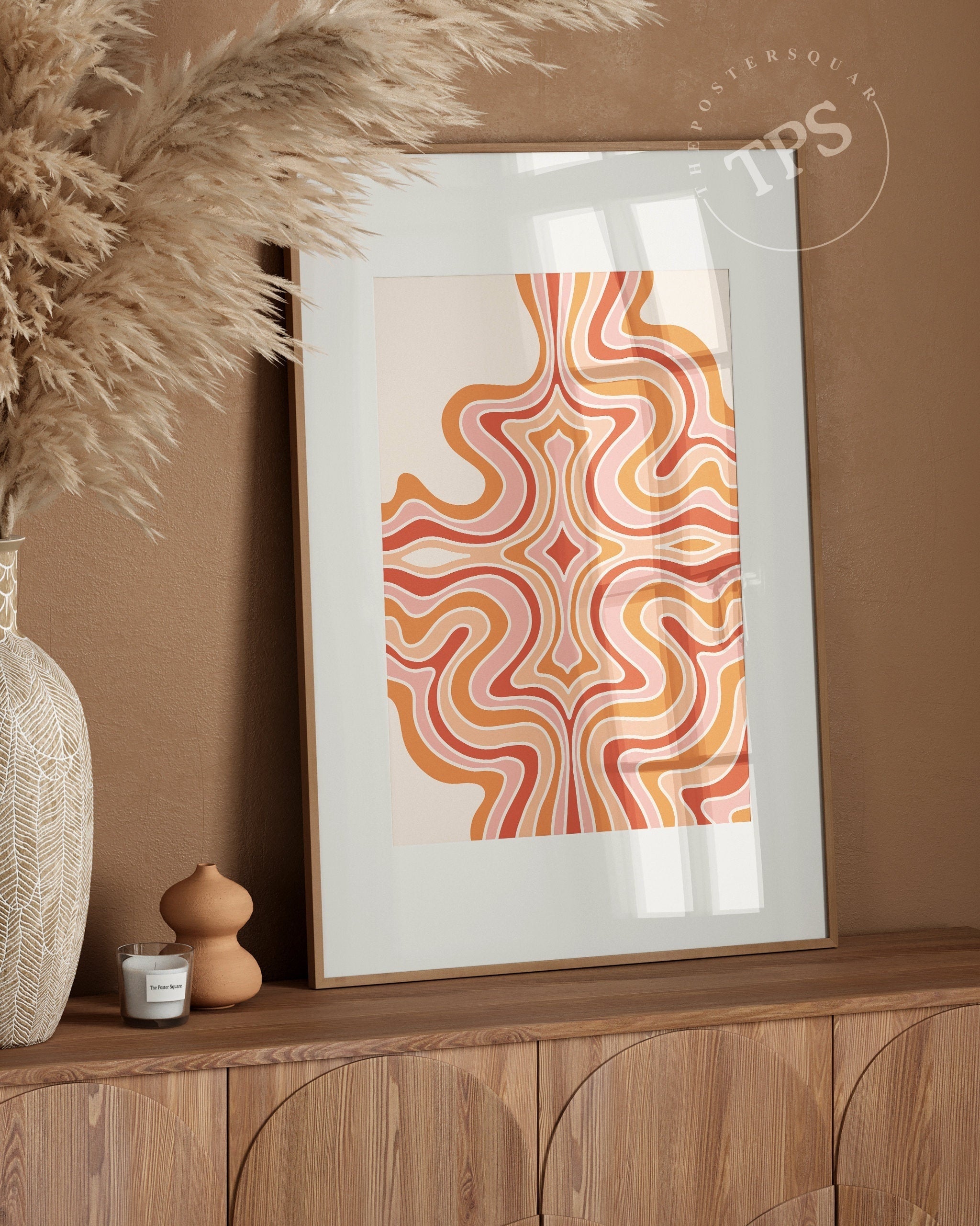 Abstract Mingle N33-psoter-wall_art-decor-The Poster Square