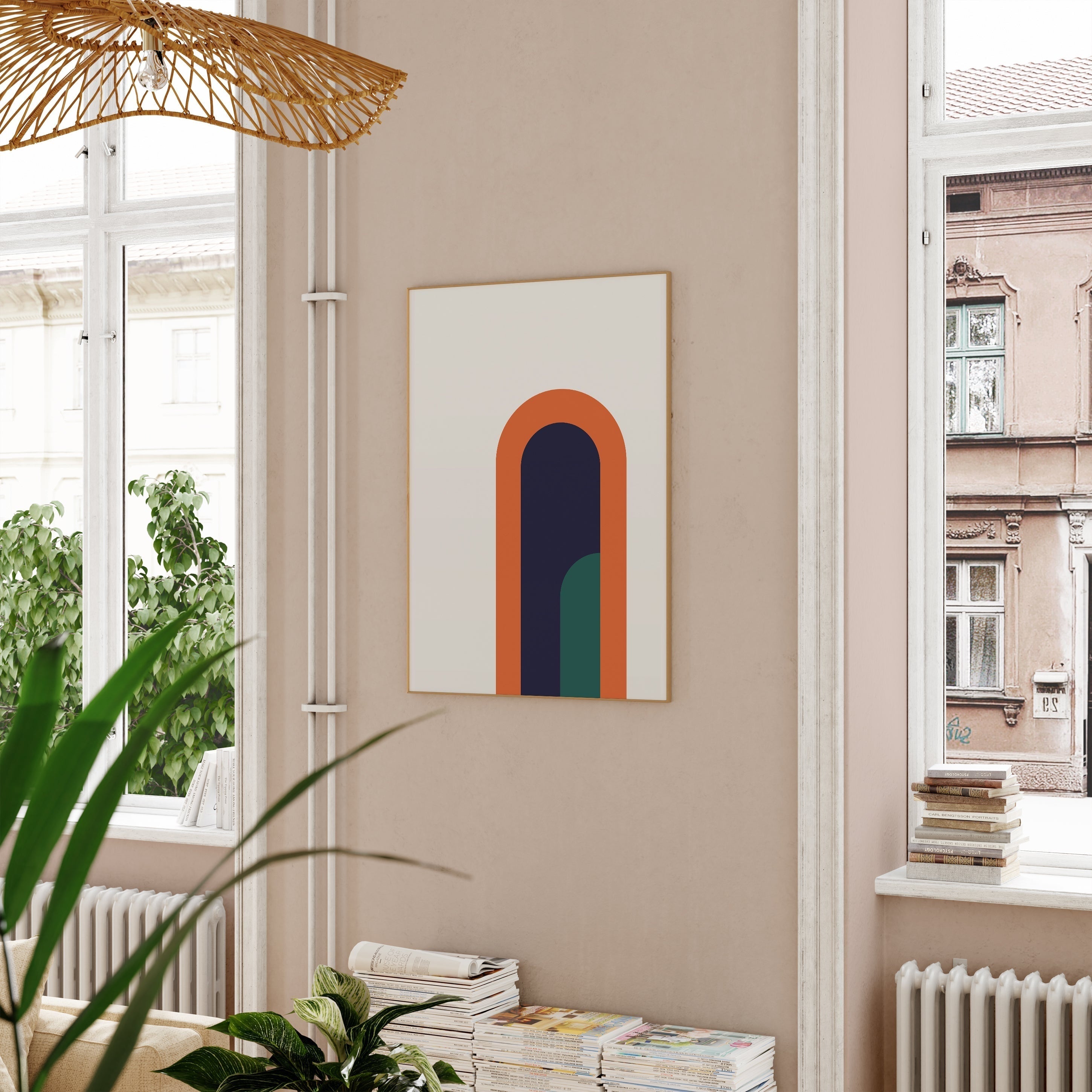 Abstract Wall Art - Minimalistic-psoter-wall_art-decor-The Poster Square