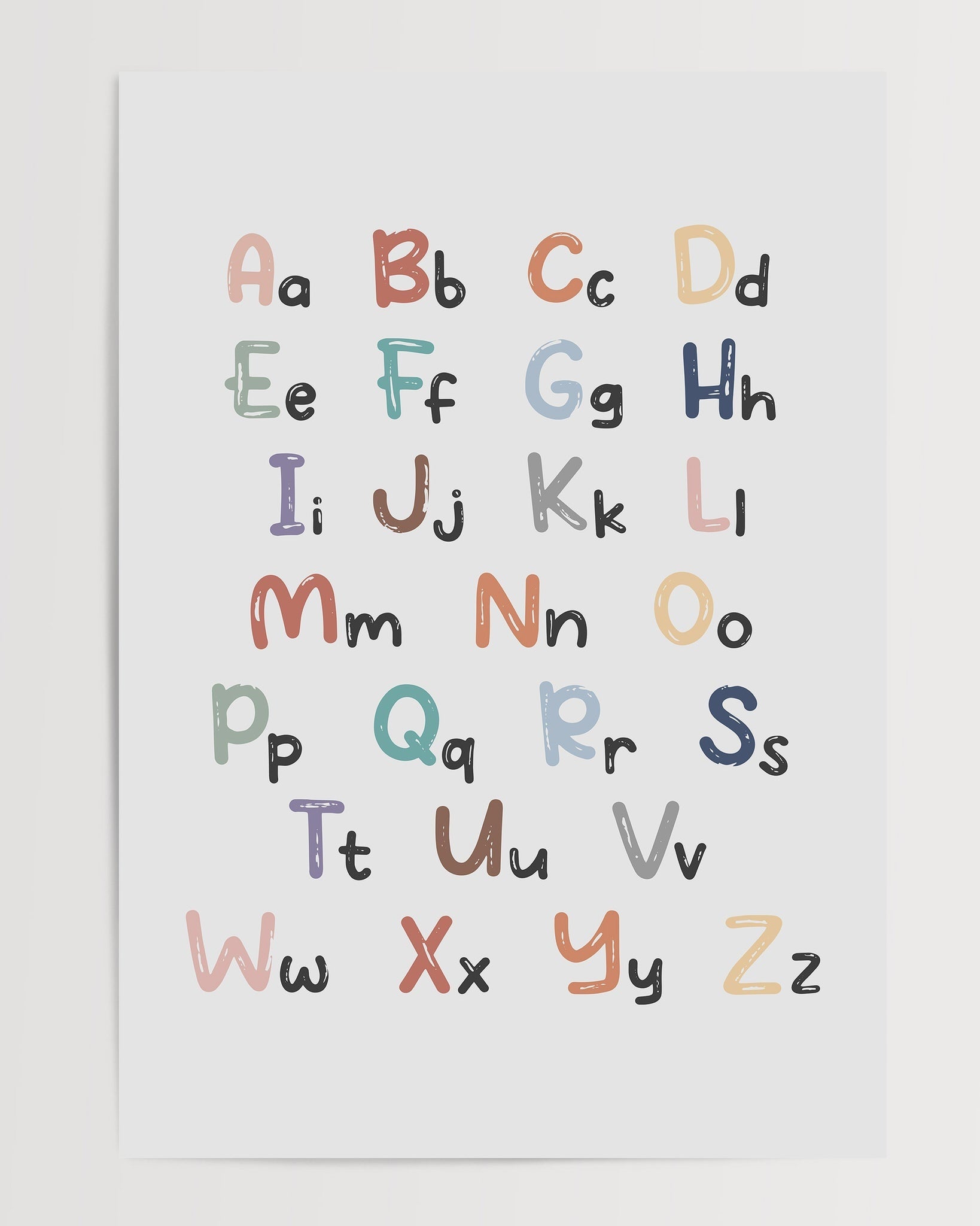 Alphabet N2-psoter-wall_art-decor-The Poster Square