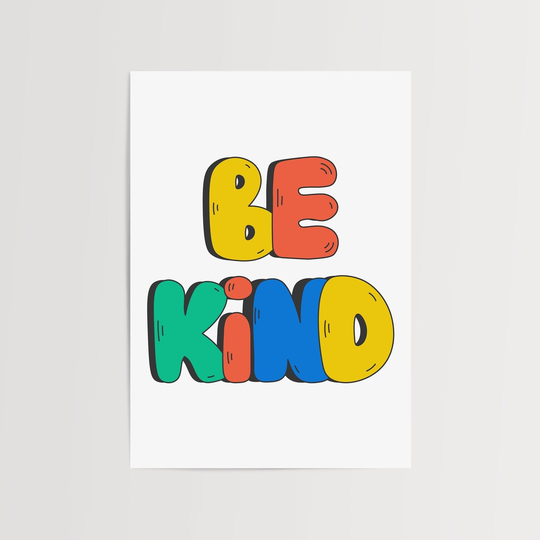 Be Kind No.2-psoter-wall_art-decor-The Poster Square