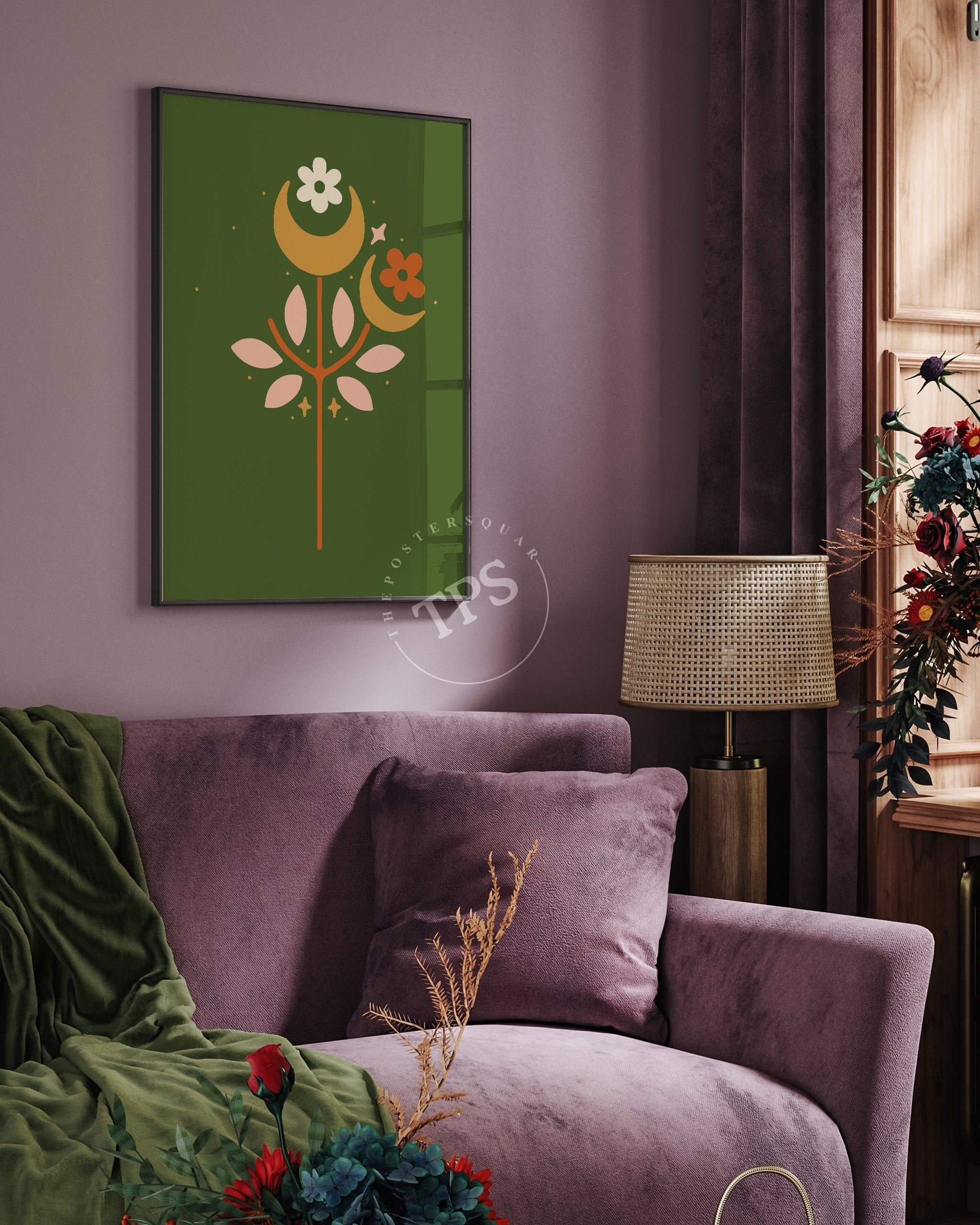 Botanical Abstract-psoter-wall_art-decor-The Poster Square